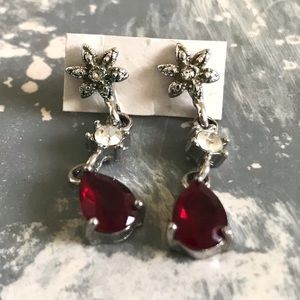 ‼️PRICE DROP‼️ Earrings with Ruby Stone